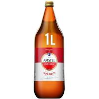 Cerveza AMSTEL, botella 1 litro