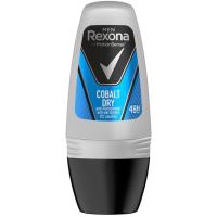 Desodorante para hombre Cobalt Blue REXONA, roll on 50 ml 