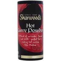 Curry en polvo hot picante SHARWOODS, bote 113 g