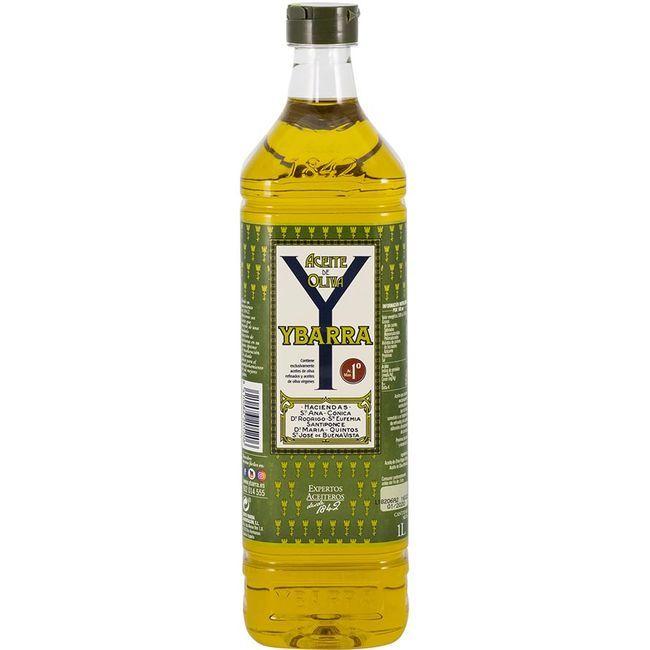 Aceite de oliva 1º YBARRA, botella 1 litro en Eroski