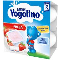 Yogolino de fresa NESTLÉ, pack 4x100 g