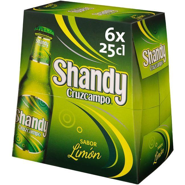 precios Cerveza Con Limonada Cruzcampo Shandy, Pack Botellín 6X25 Cl en Eroski