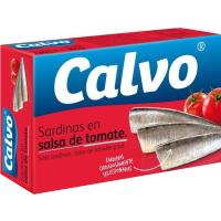 CALVO sardinak tomatean, lata 115 g