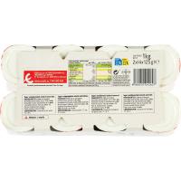 Yogur natural azucarado EROSKI basic, pack 8x125 g