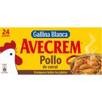 Caldo de pollo AVECREM, 24 pastillas, caja 240 g