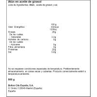 Atún en aceite vegetal ISABEL, lata 800 g