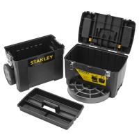 Troley herramientas, contenedrro, bandeja extraíble, cajón giratorio STANLEY, 1 ud