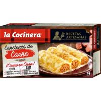 Canelones de carne LA COCINERA, caja 530 g
