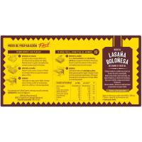 EL PAVO berehalako lasagna, 18 xafla, kutxa 200 g