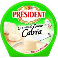 Crema al queso de cabra PRESIDENT, tarrina 125 g