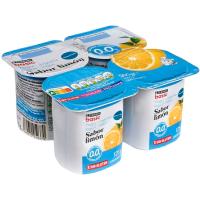 Yogur desnatado de limón EROSKI basic, pack 4x125 g