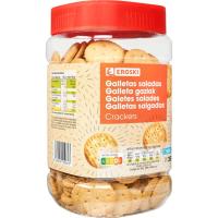 EROSKI mini cracker galleta gaziak, potea 350 g