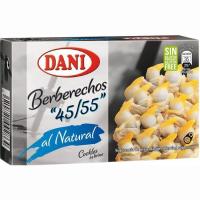 Berberechos al natural 45/55 DANI, lata 63 g