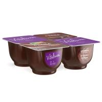 Postre lácteo crema de chocolate 0% VITALÍNEA, pack 4x125 g