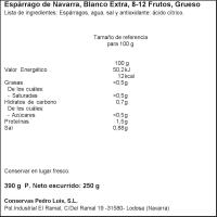 PEDRO LUIS esparrago lodiak AGB, 8/12 ale, lata 250 g