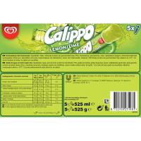 CALIPPO lima-limoi izozkia, 5 ale, kutxa 525 g