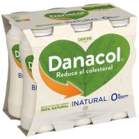 Danacol para beber natural DANONE, pack 6x100 ml