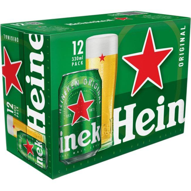precios Cerveza Heineken, Pack Lata 12X33 Cl en Eroski