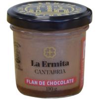 Flan de chocolate LA ERMITA, tarro 110 g