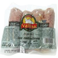 Chorizo criollo VALLINA, sobre 300 g