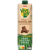 Bebida de soja con chocolate PASCUAL Vive Soy, brik 1 litro