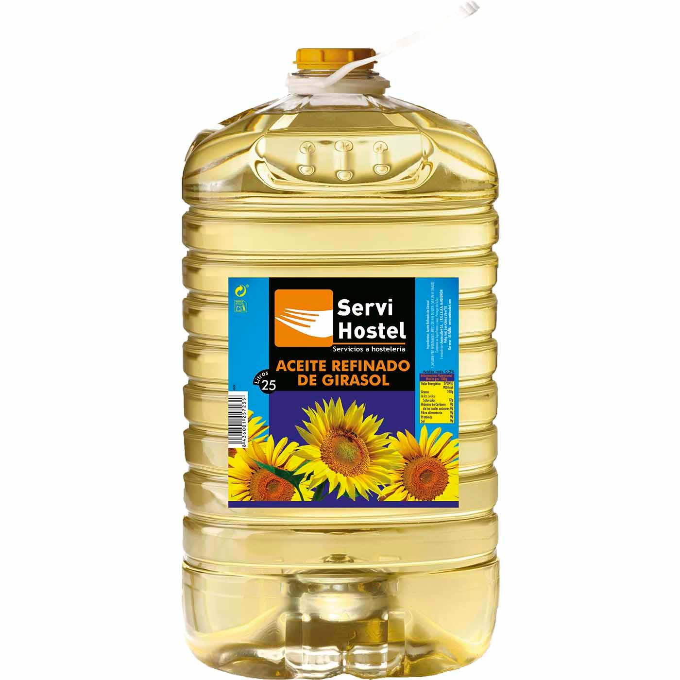 precios Aceite De Girasol Servihostel, Garrafa 25 Litros en Eroski