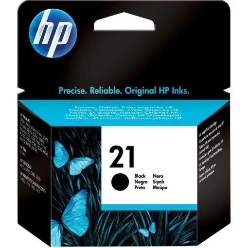 Cartucho de tinta original negra C9351AE, 21 HP, 1 ud