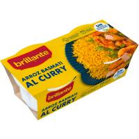 Arroz al curry BRILLANTE, pack 2x125 g