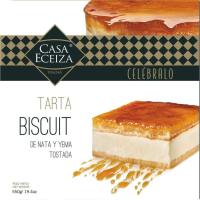 Tarta biscuit de nata-yema CASA ECEIZA, caja 550 g