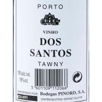 D. SANTOS TAWNY Portoko ardoa, botila 75 cl