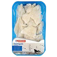 Desmigado de bacalao EROSKI, bandeja 250 g