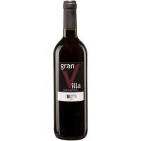 Vino Tinto Joven Navarra GRAN VILLA, botella 75 cl