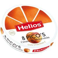 Picos de melocotón HELIOS, porciones, caja 170 g
