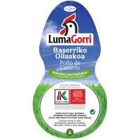 LUMAGORRI Eusko Label oilasko garbia, erretilua gutxi gorabehera 1.6 kg
