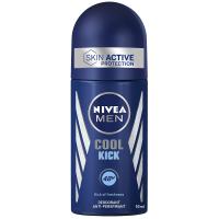 Desodorante para hombre Aqualcool NIVEA, roll on 50 ml 