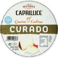 Queso de cabra curado CAPRILLICE, al corte, compra mínima 250 g