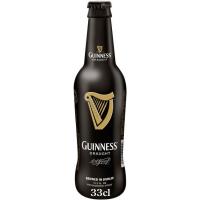 Cerveza irlandesa negra GUINESS Draught, botellín 33 cl