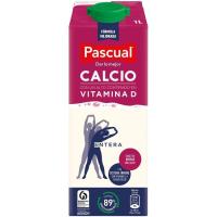 Leche entera calcio PASCUAL, brik 1 litro