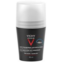 Desodorante piel sensible VICHY Homme, roll-on 50 ml