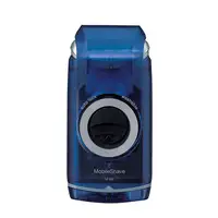 Braun PocketGo M60b Máquina de afeitar de láminas Negro, Azul