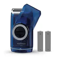 Braun PocketGo M60b Máquina de afeitar de láminas Negro, Azul