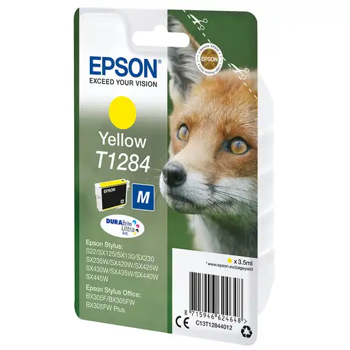 Epson Fox Cartucho T1284 amarillo (etiqueta RF)