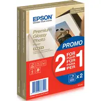 Epson Premium Glossy Photo Paper - 10x15cm - 2x 40 Hojas