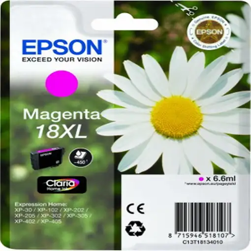 Epson Daisy Cartucho 18XL magenta (etiqueta RF)