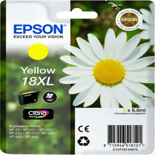 Epson Daisy Cartucho 18XL amarillo (etiqueta RF)