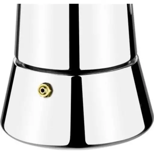Cafetera Italiana de acero inoxidable Eterna, apto para todo tipo de cocinas MONIX, 4 tazas