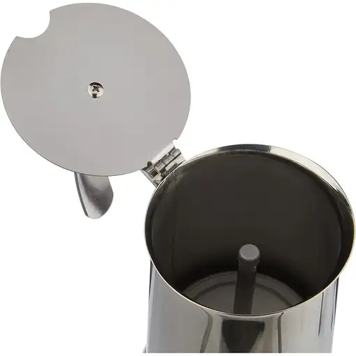 Cafetera Italiana de Acero Inoxidable Eterna, apto para todo tipo de cocinas, MONIX, 10 tazas