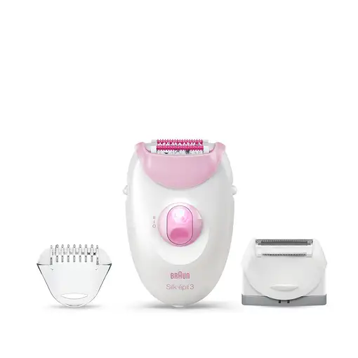 Braun Silk-épil 3 3270 20 pinzas Blanco, Rosa