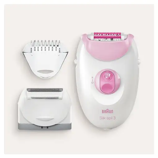 Braun Silk-épil 3 3270 20 pinzas Blanco, Rosa