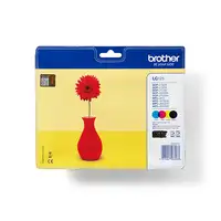 Brother LC121VALBP cartucho de tinta 4 pieza(s) Original Negro, Cian, Magenta, Ama